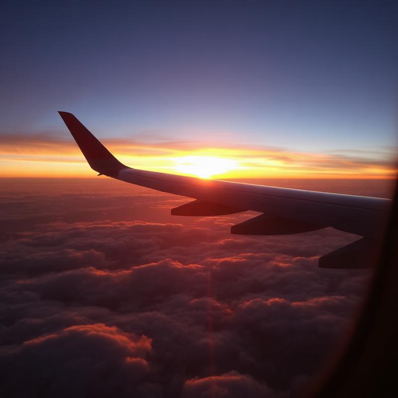 Departure flight home